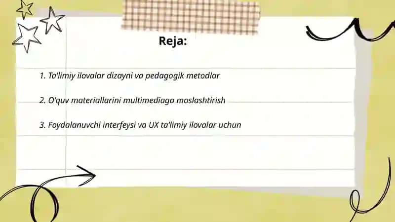 Taʼlimiy ilovalar ishlab chiqarish 2
