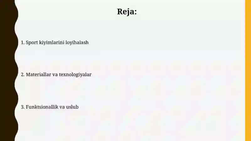 Sport kiyimlari dizayni 2