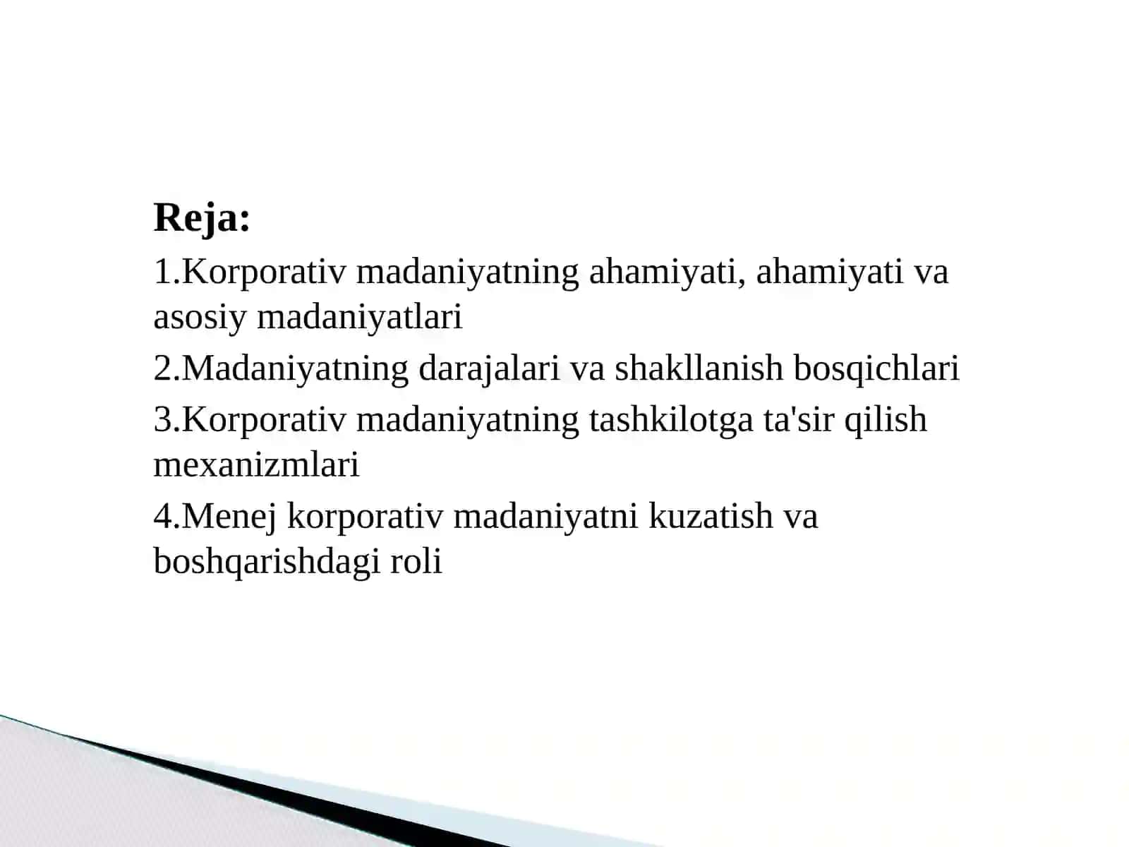 Korporativ madaniyat 2