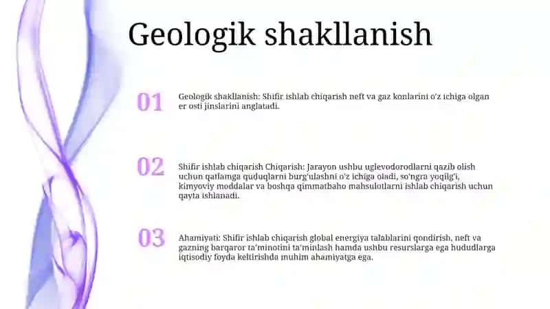 Shifir Ishlab Chiqarish 2