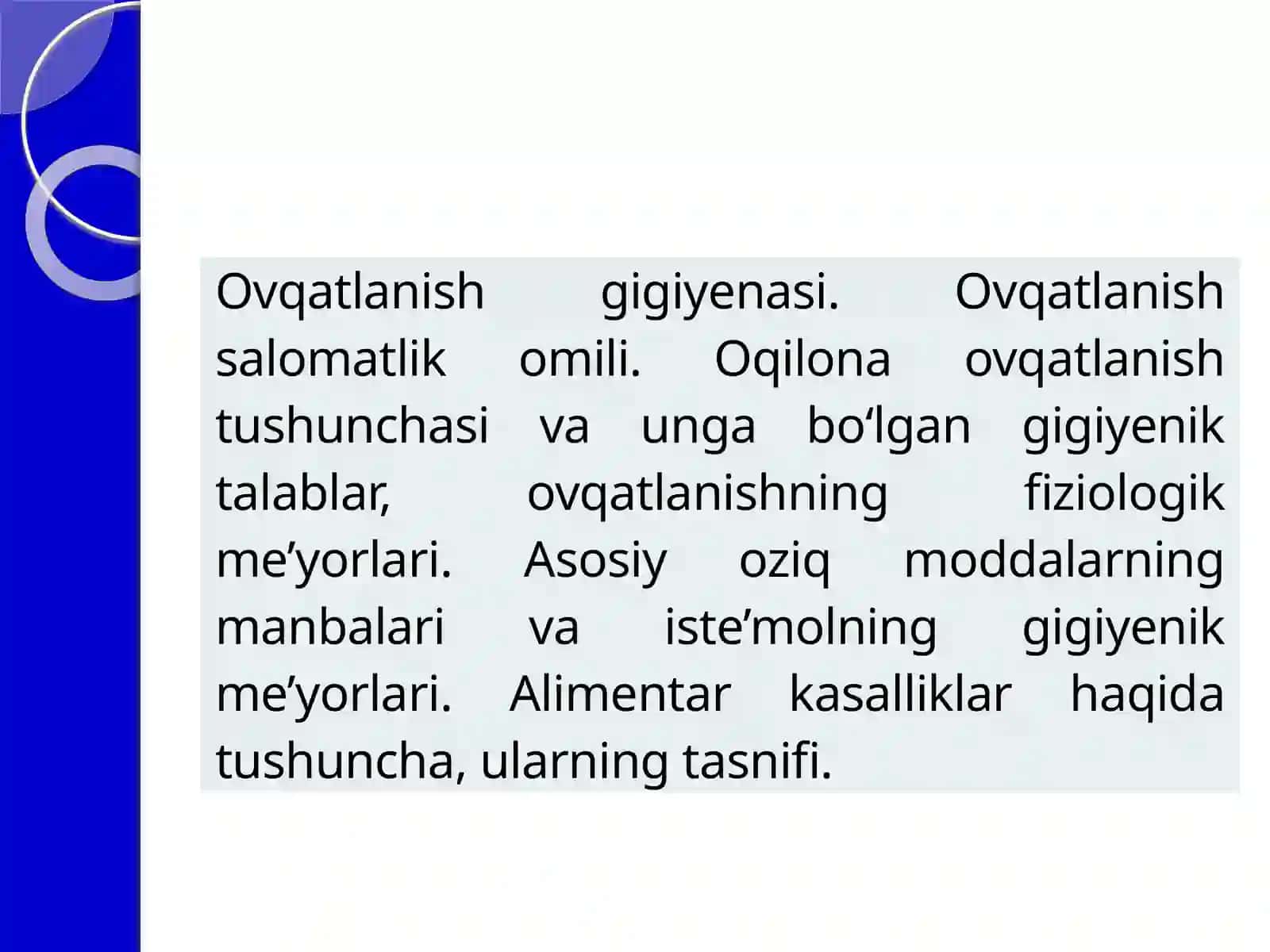 Oqilona ovqatlanish 2