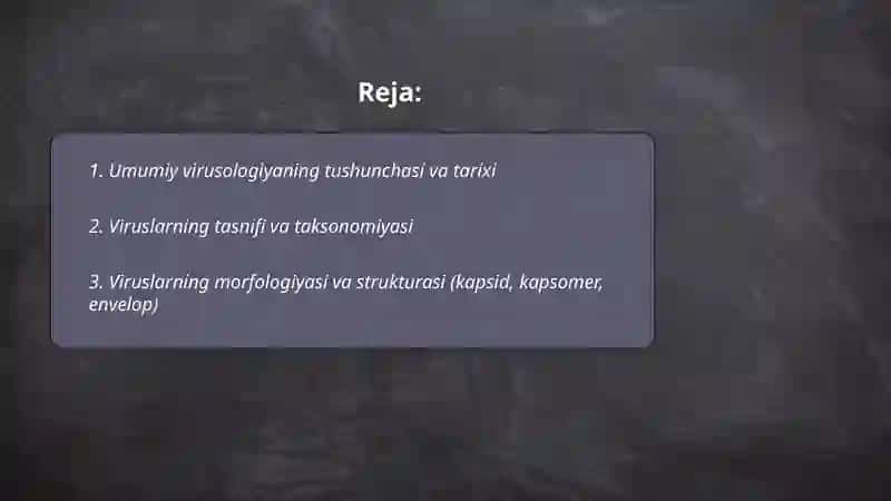 Umumiy virusologiya 2