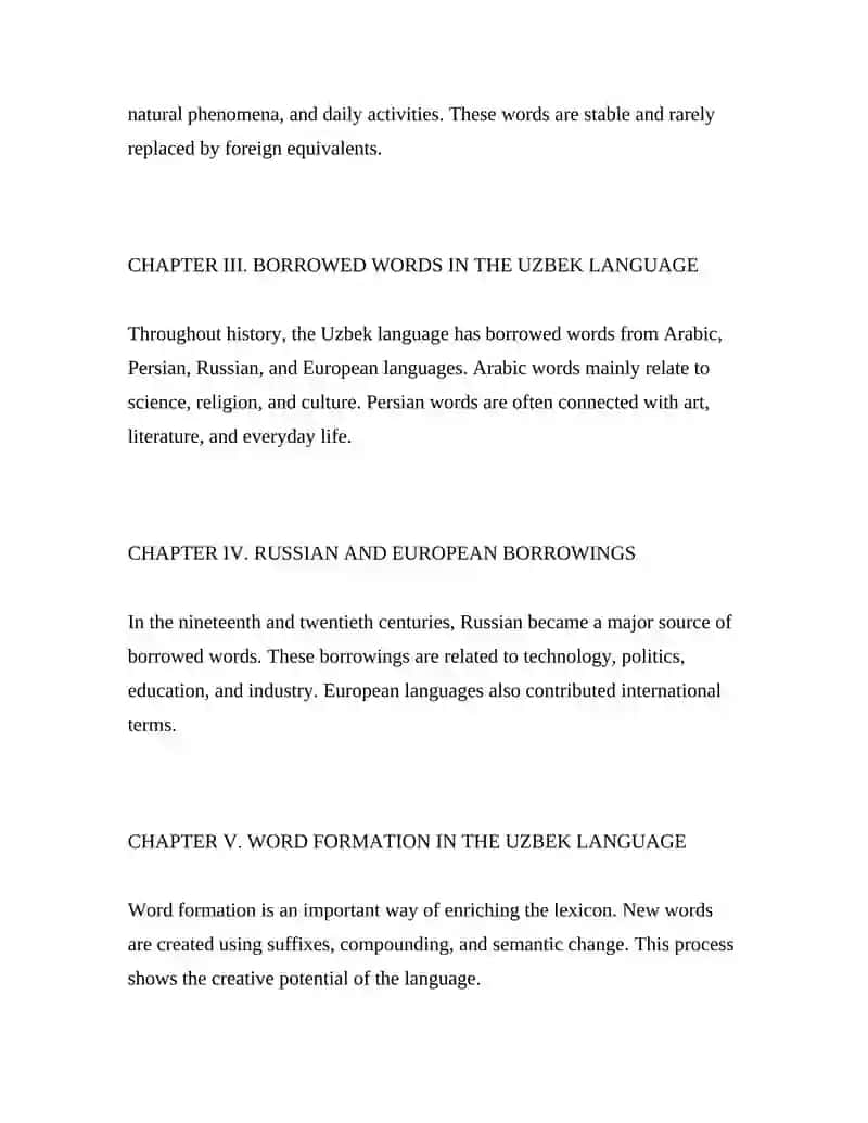 LEXICAL RICHNESS OF THE UZBEK LANGUAGE 2