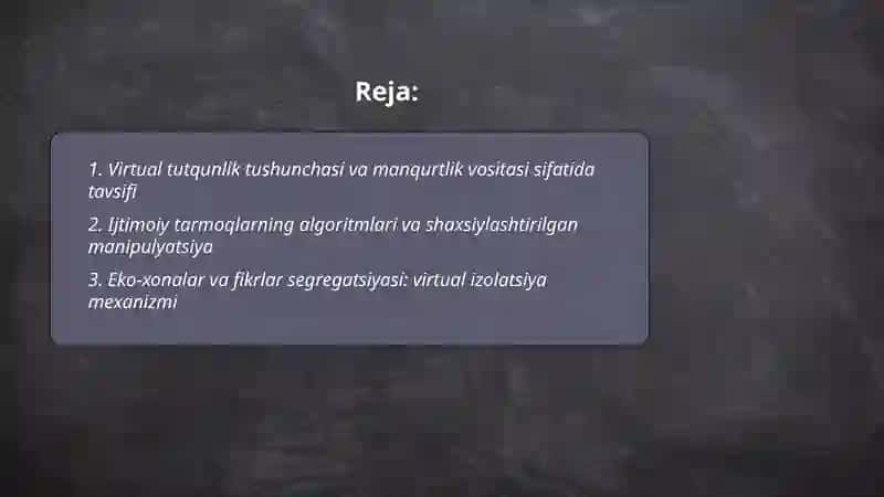 Virtual tutqunlik - manqurtlik vositasi 2