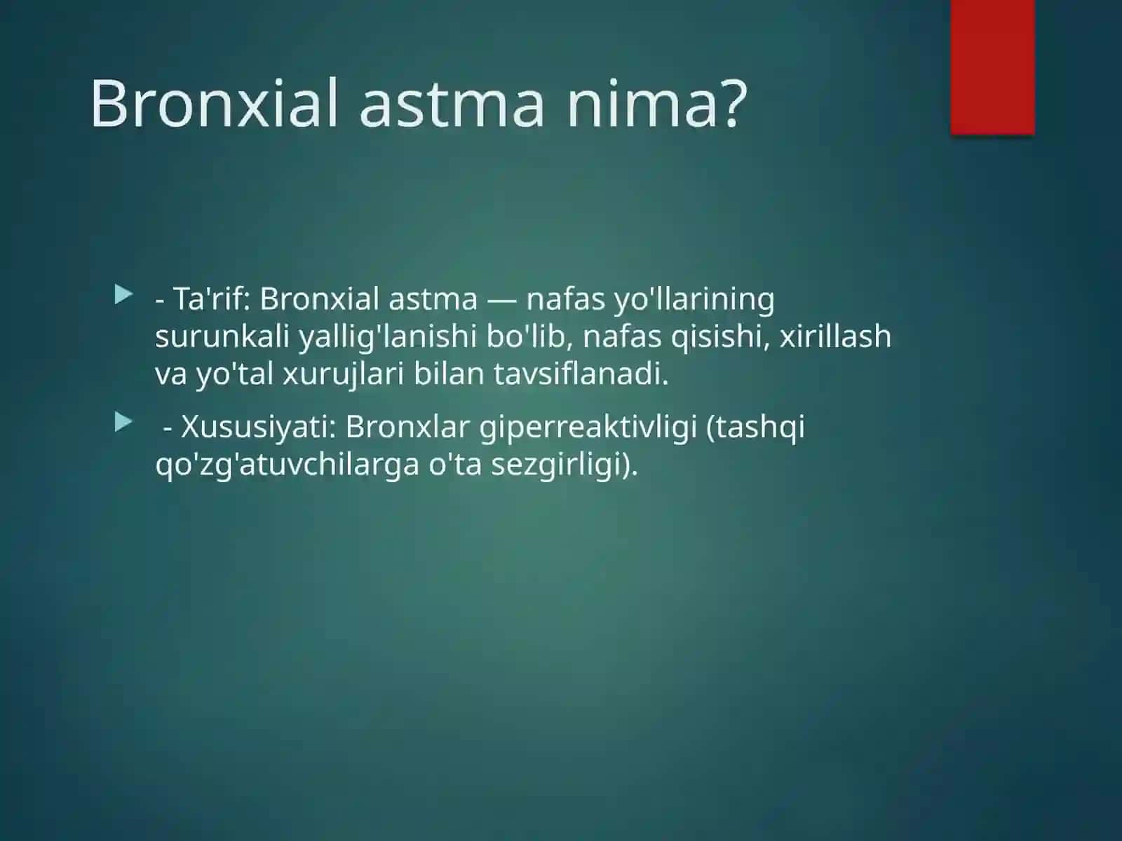 Bronxial astma 2