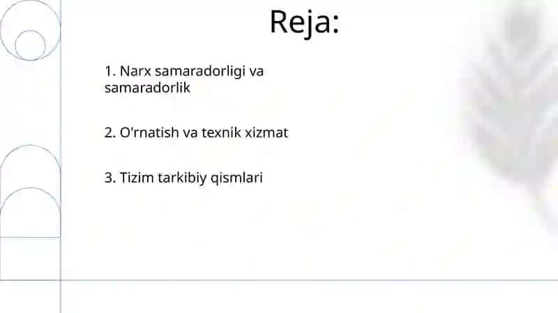 Elektr energiyadan foydalangan holda isitish tizimlari 2