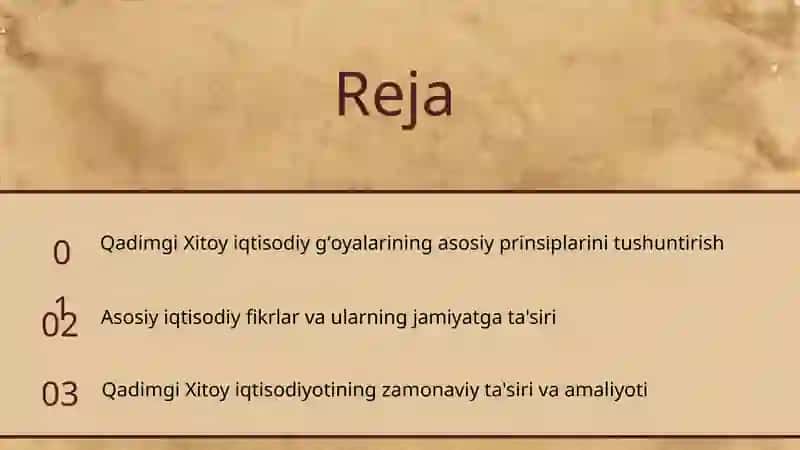 Qadimgi Xitoydagi iqtisodiy gʻoyalar 2