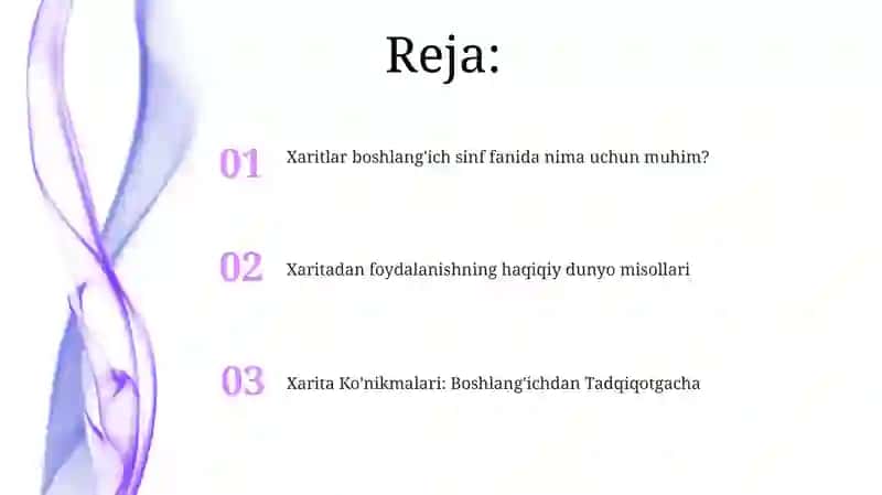 Xaritlar bilan ishlashni oʻrganish 2