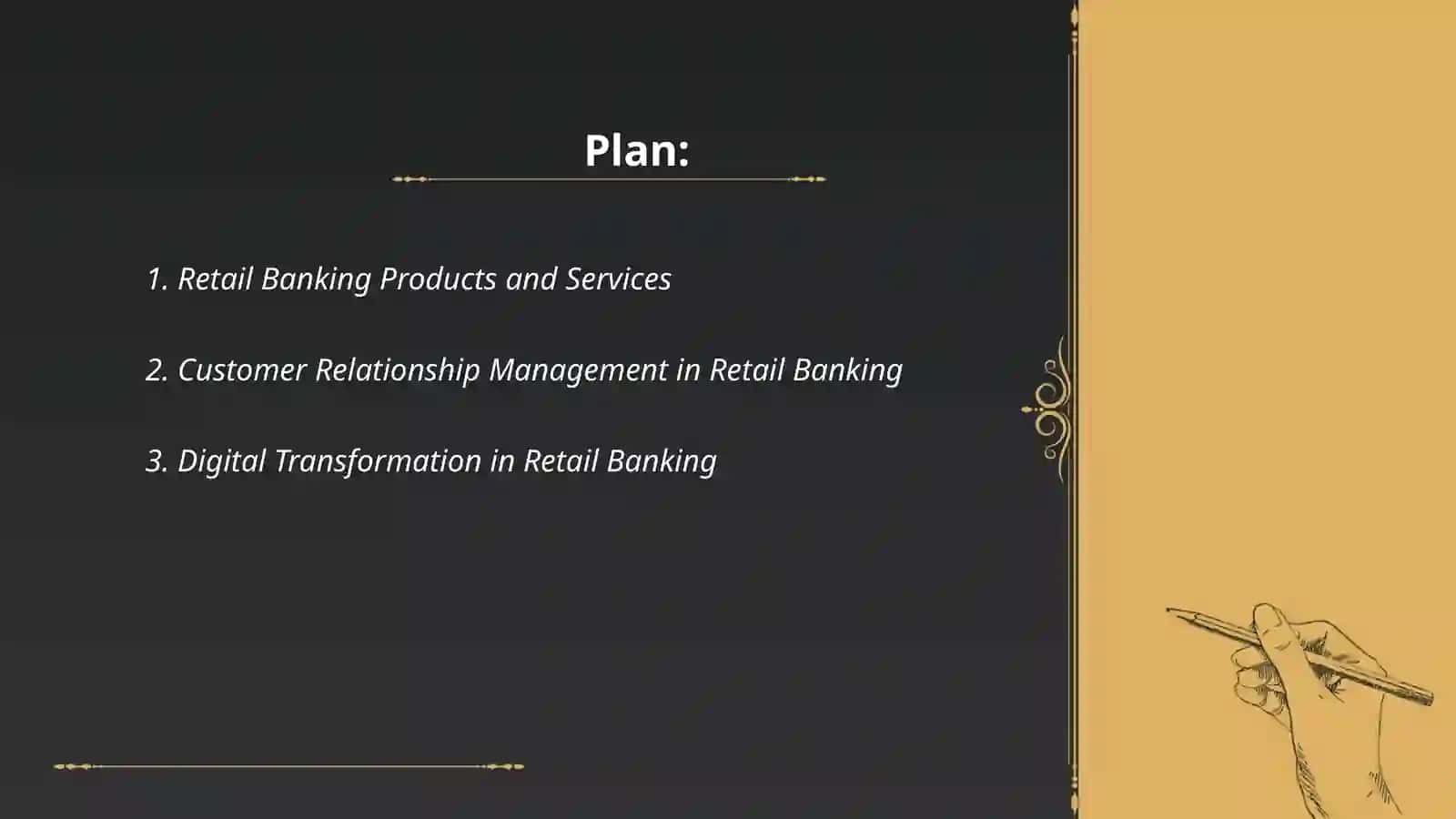 Retail Banking Products and Services 2