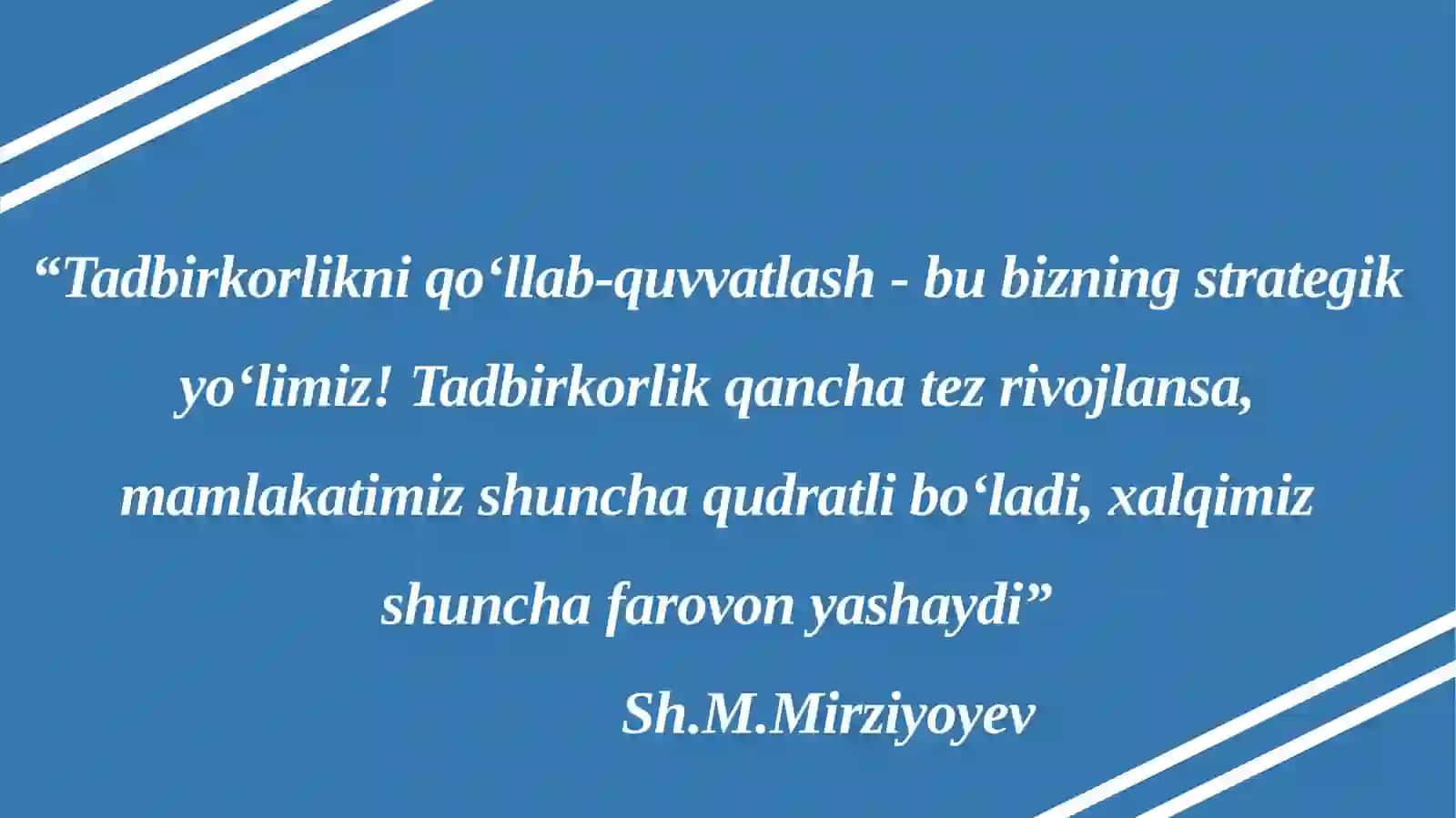 "O‘ZBEKISTONDA KICHIK BIZNESNI RIVOJLANTIRISHNING USTUVOR YO‘NALISHLARI" 2