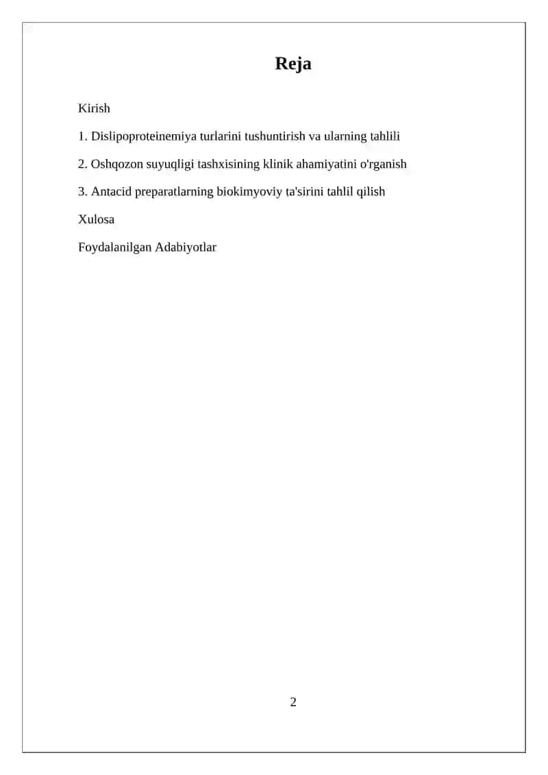 Dislipoproteinemiya Turlari 2