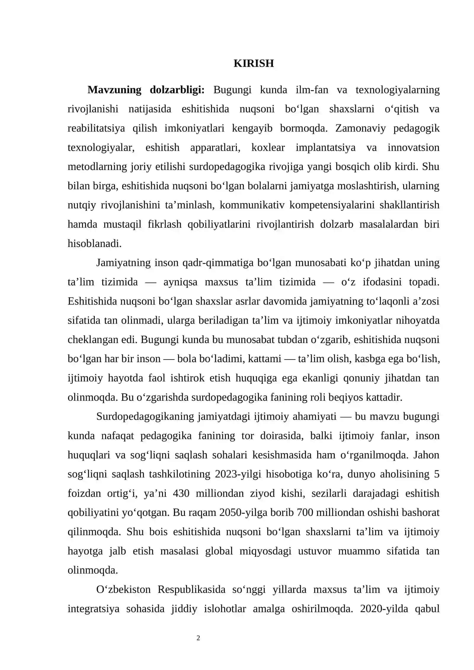 Surdopedagogikaning jamiyatdagi ijtimoiy ahamiyati 2
