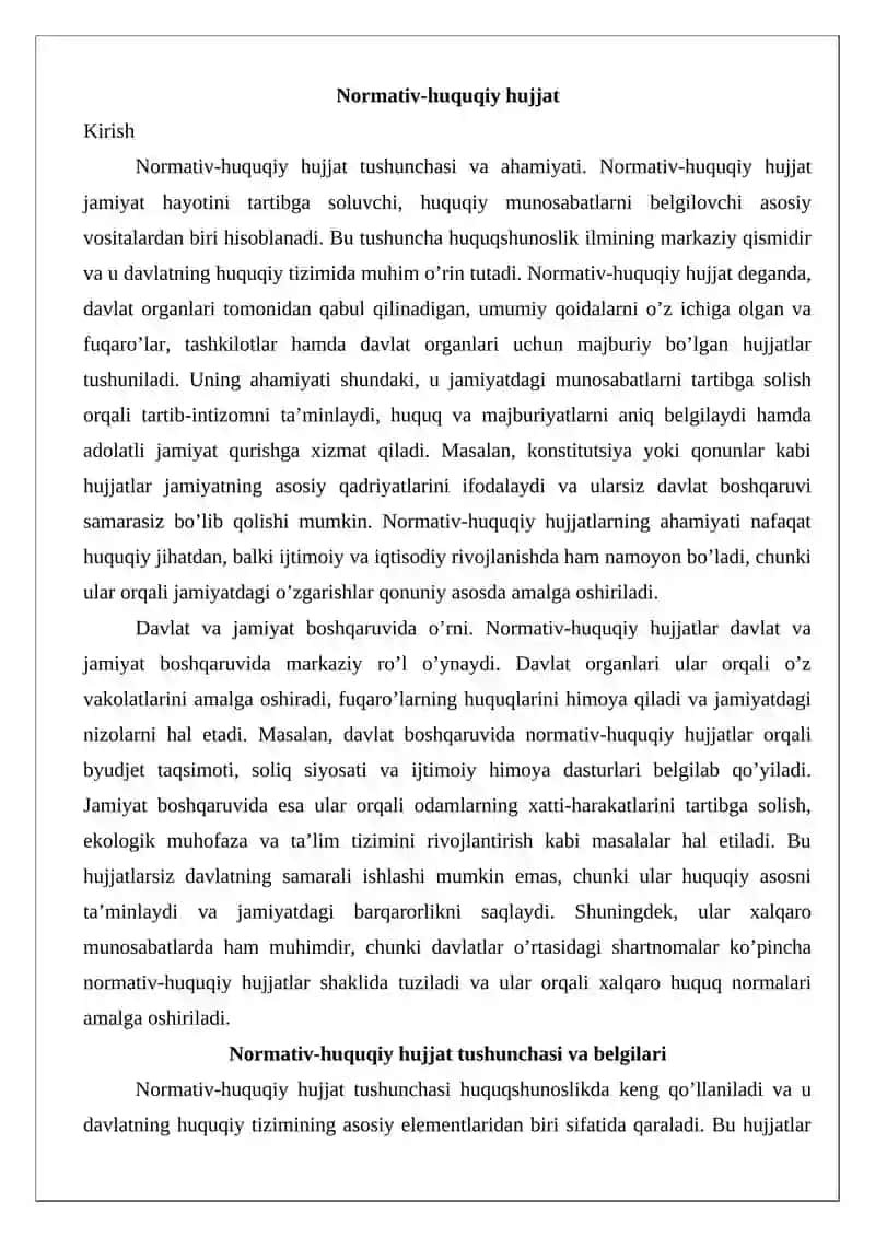 Normativ-huquqiy hujjat 2