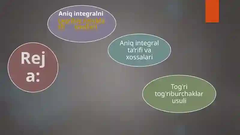 Aniq integralni taqribiy hisoblash usullari 2