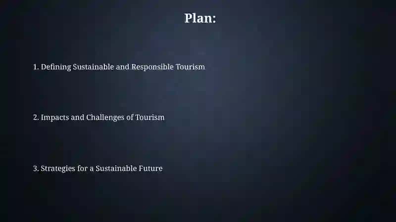 Sustainable and Responsible Tourism 2