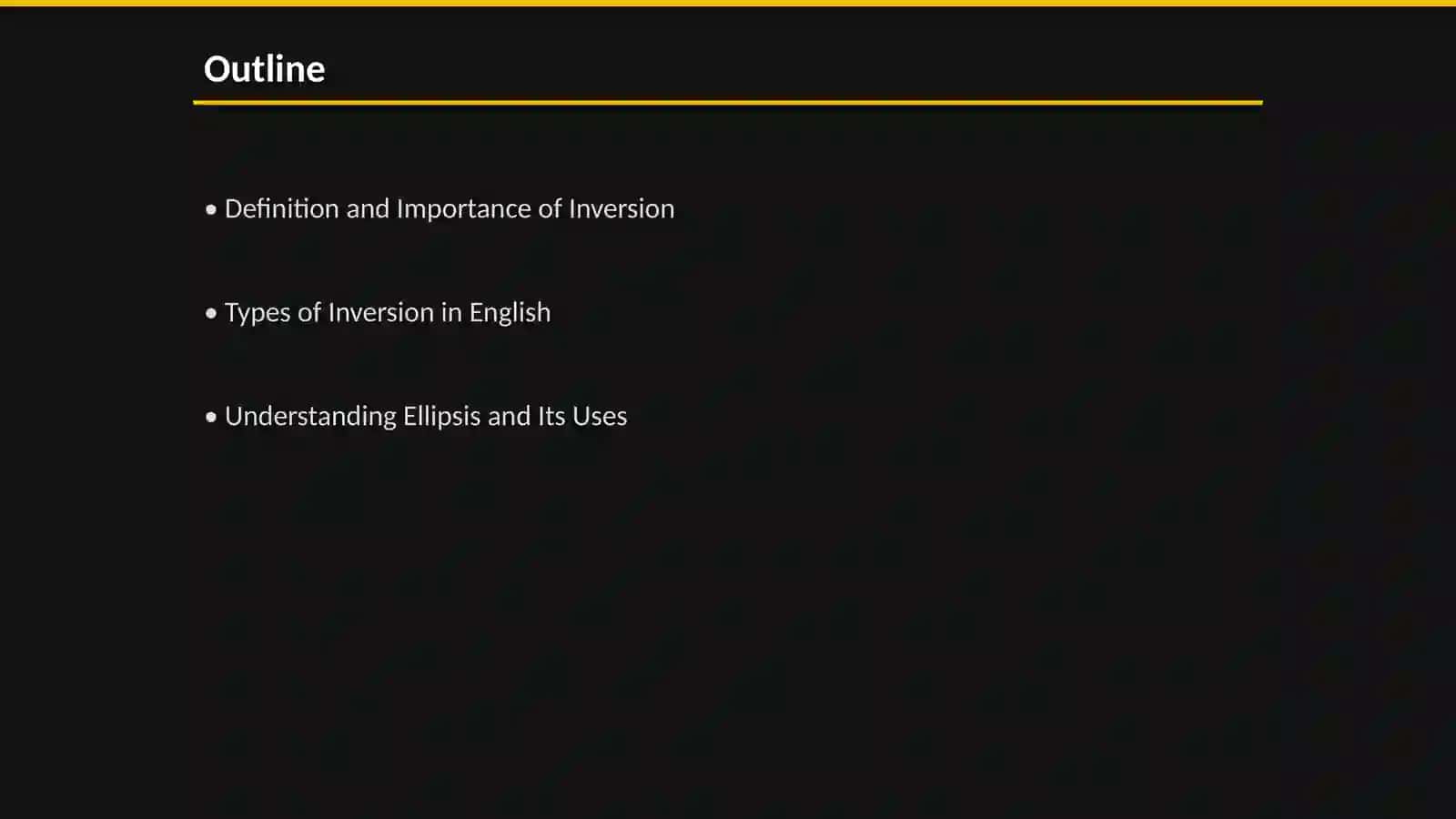 Inversion and ellipsis 2