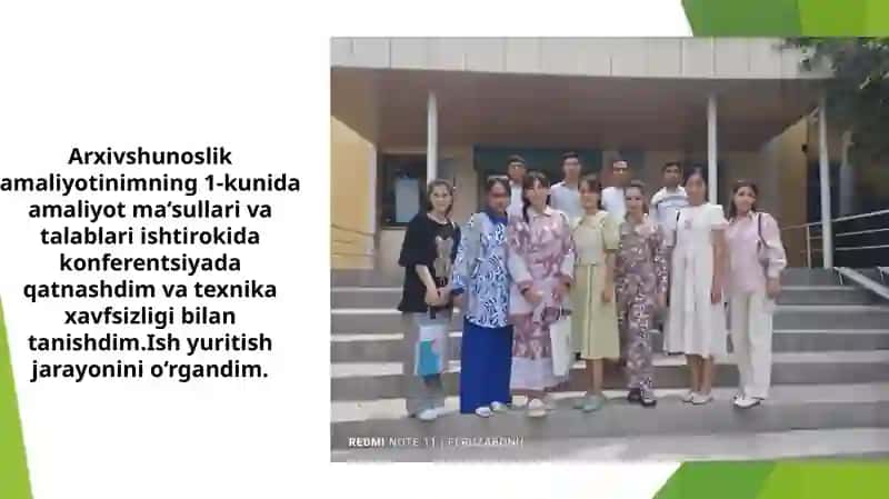 Arxivshunoslik amaliyoti 2