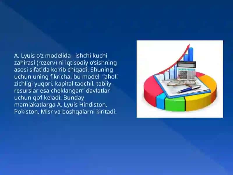 A.Lyuisning iqtisodiy o'sish modeli 2