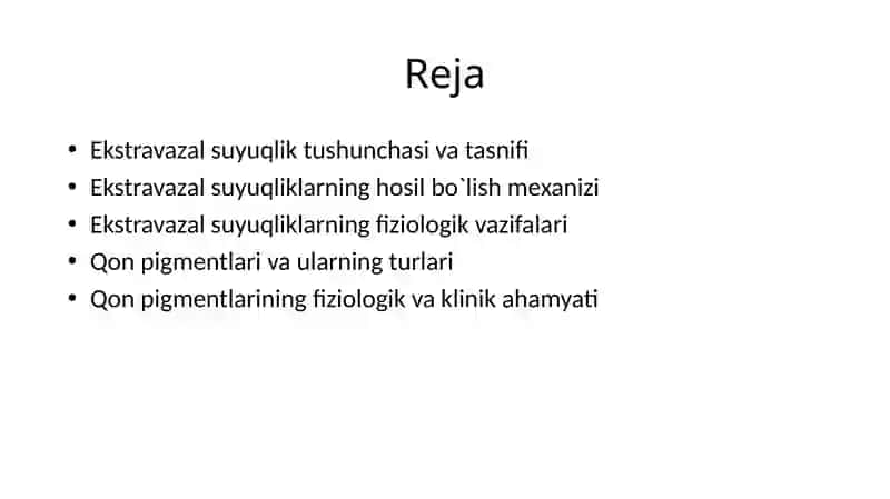 Organizmning ekstravazal suyuqliklari 2