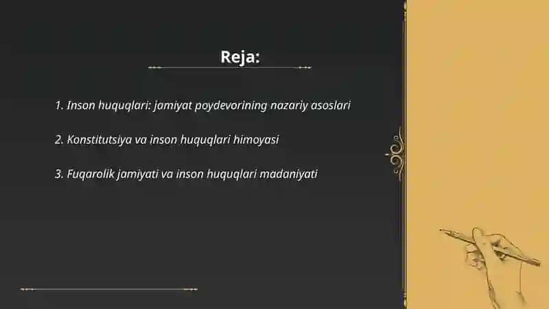 Inson huquqlari-jamiyat poydevori 2