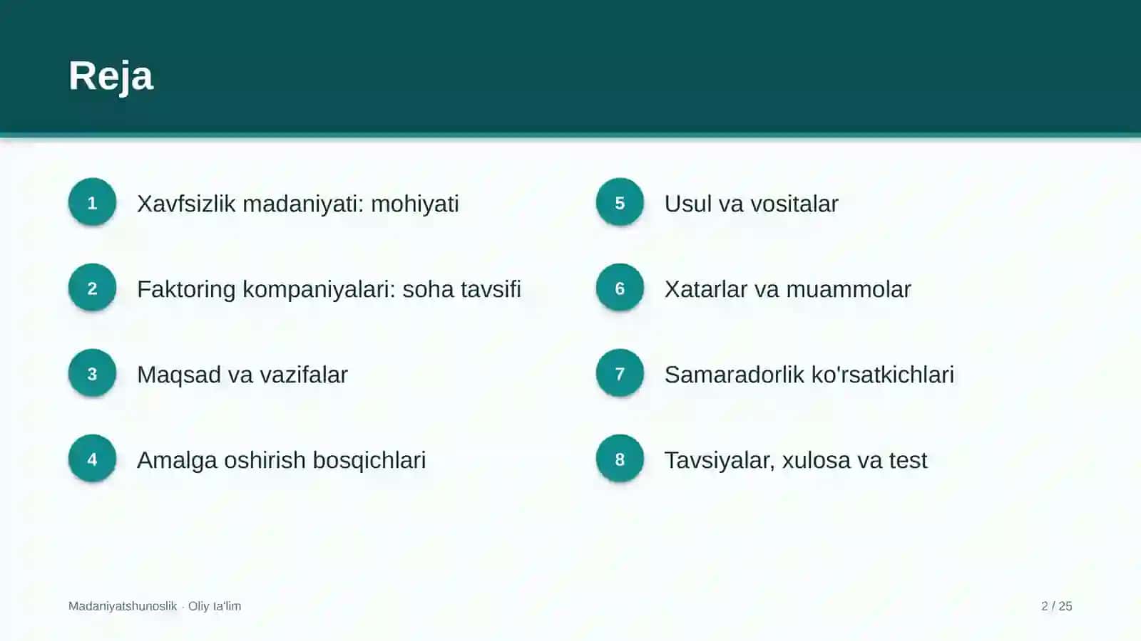 Faktoring kompaniyalarida xavfsizlik madaniyati 2