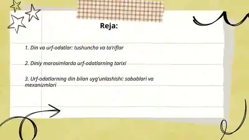 Din va urf odatlar õrtasidagi odatlar 2