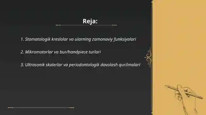 Stomatologik qurilmalar turlari 2