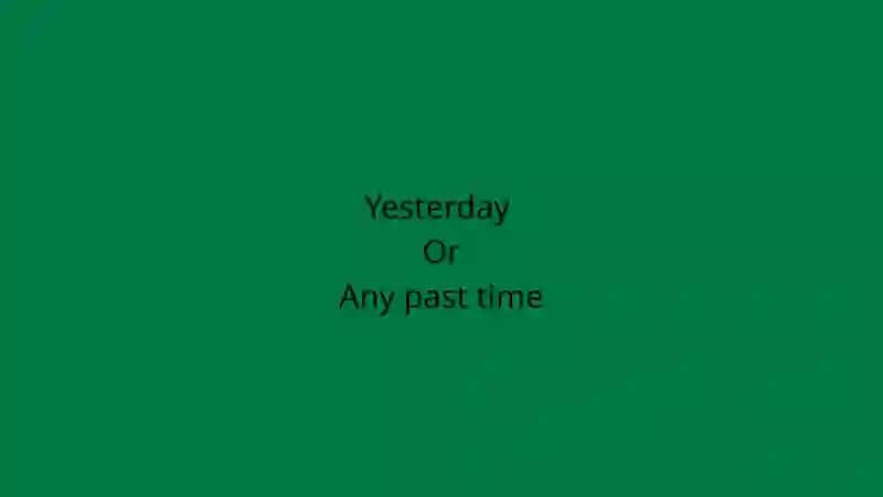 Past Continuous 2