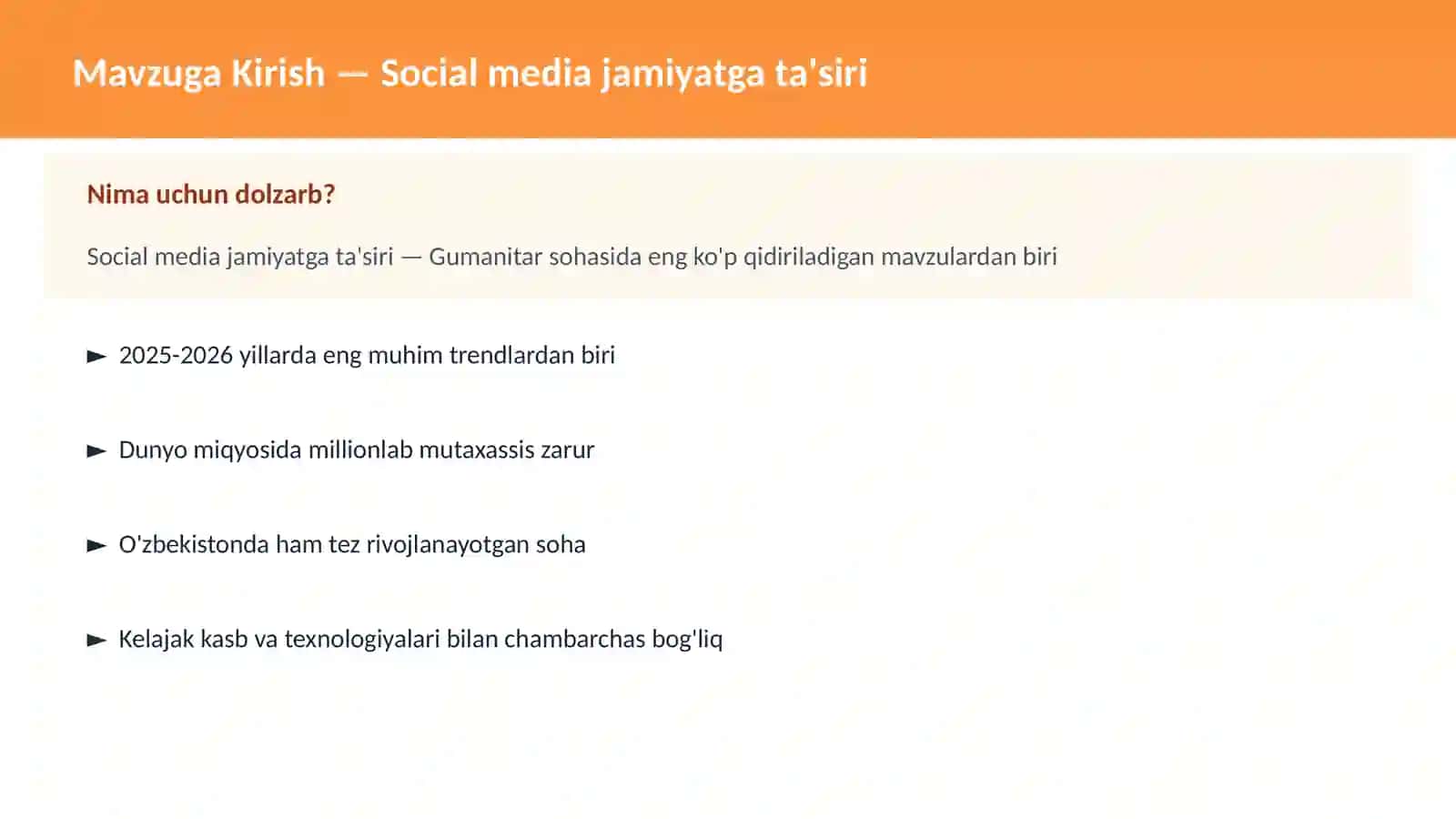 Social media jamiyatga ta'siri 2