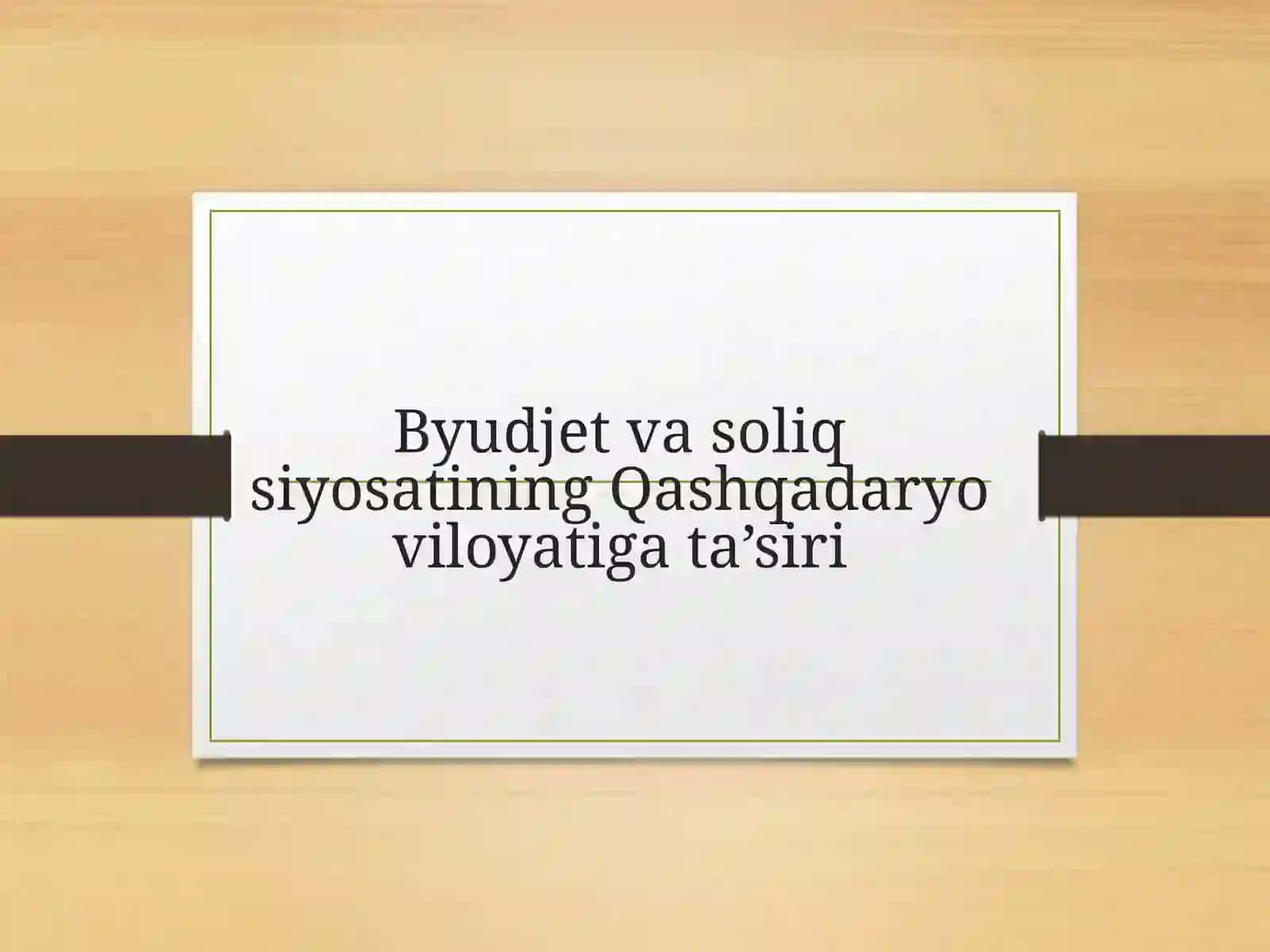 Byudjet siyosati 2