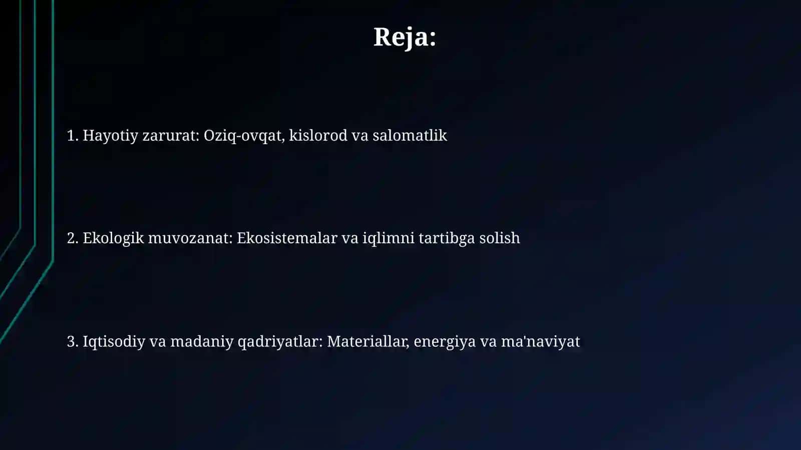 Fotosintez va kislorod ishlab chiqarish 2