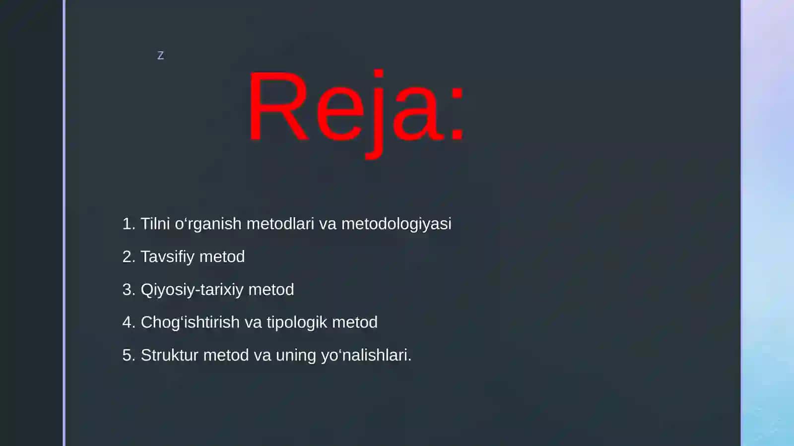 LINGVISTIK TADQIQOT METODLARI 2