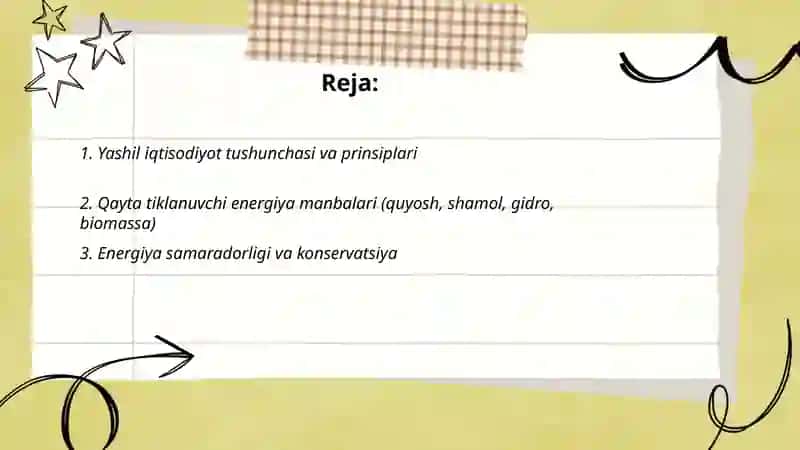Yashil iqtisodiyot 2