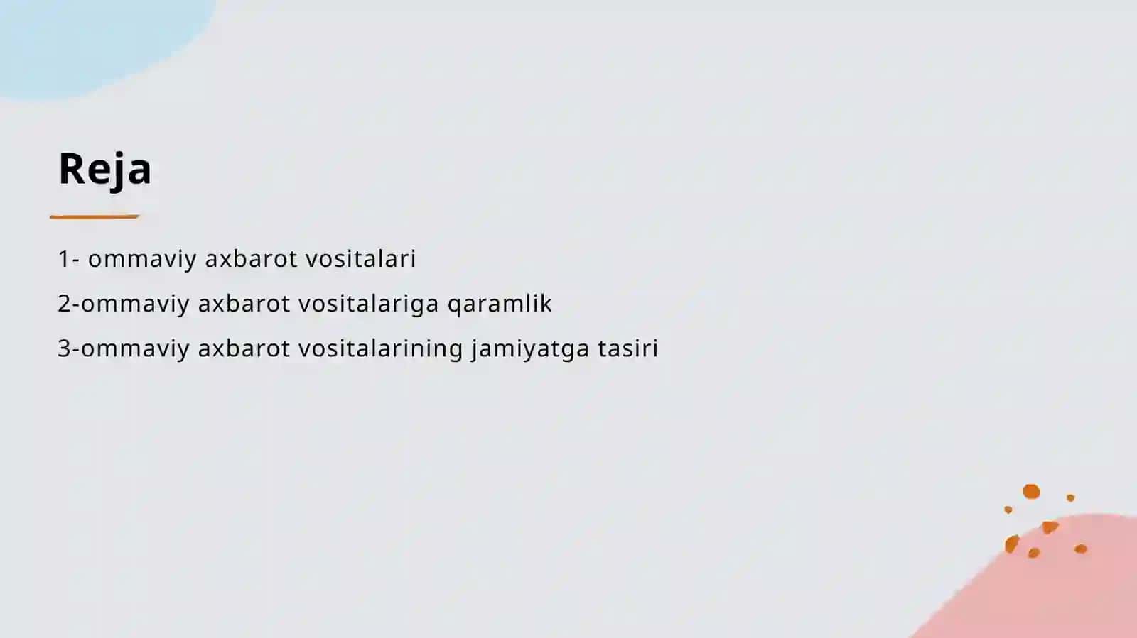 Ommaviy axbarot vositalari 2