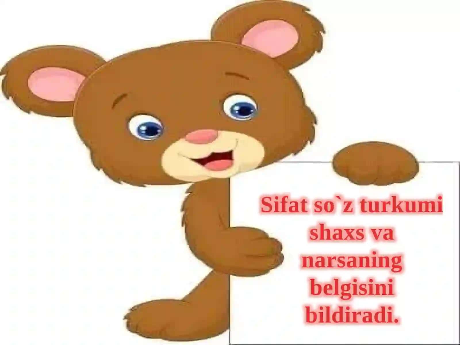 Sifatso`zturkumi 2