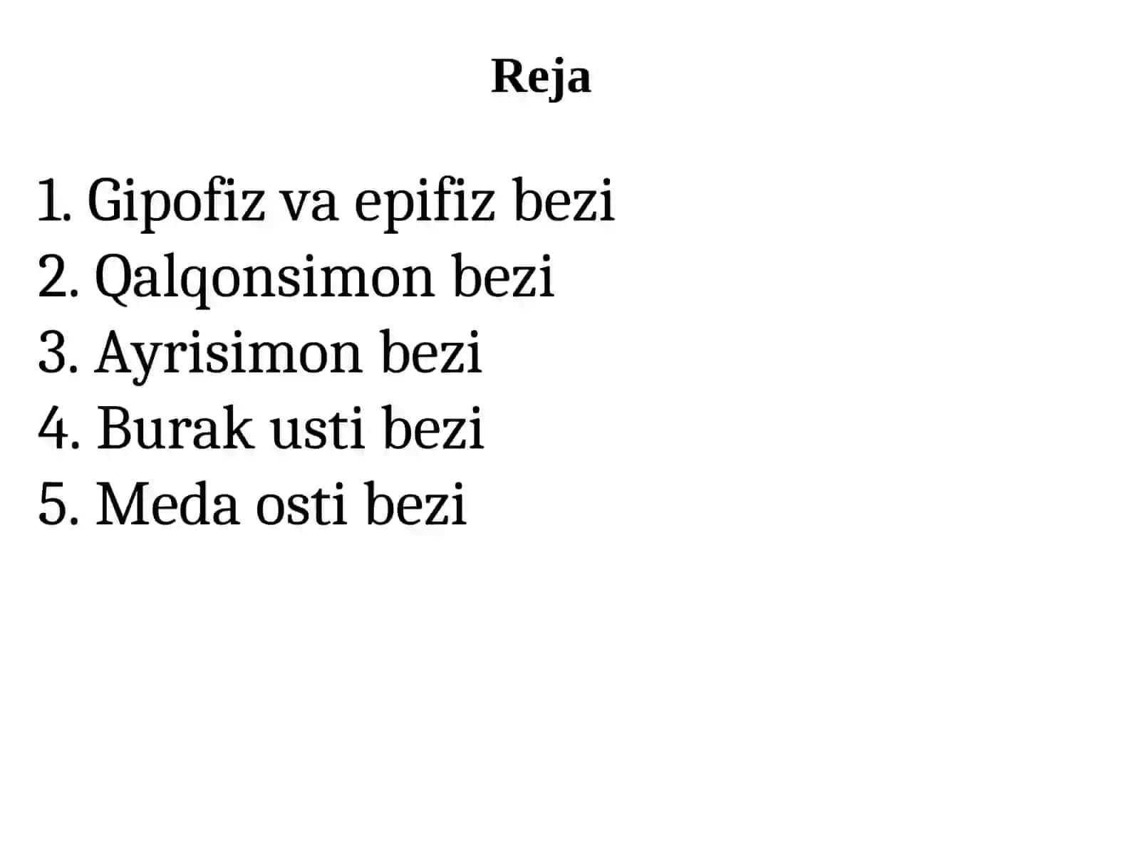 Ichki sekretsiya bezlarining tuzilishi 2