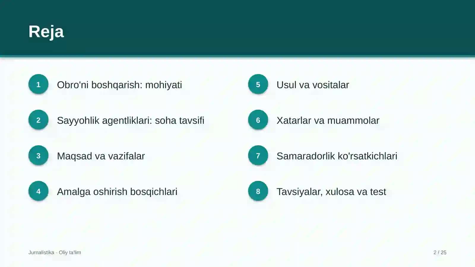 sayyohlik agentliklarida obro'ni boshqarish 1178 2