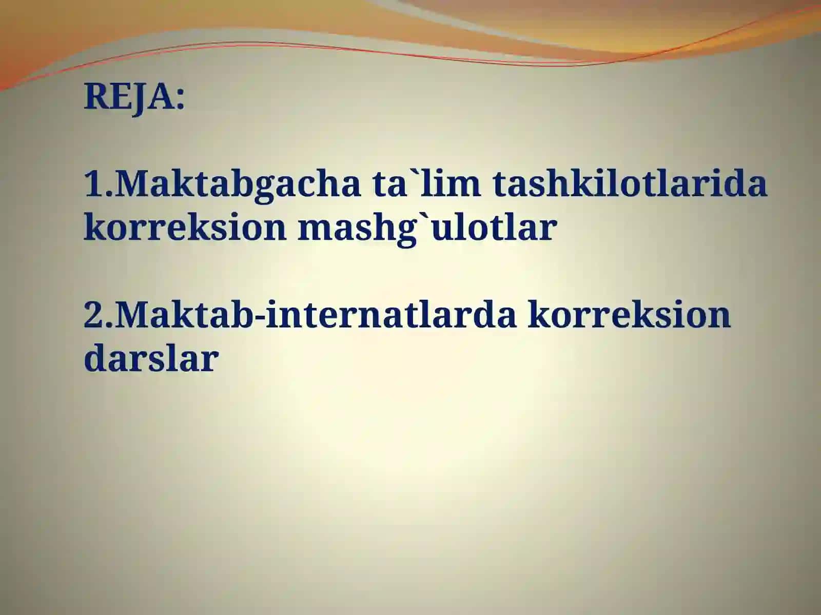 Korreksion mashg`ulotlar 2