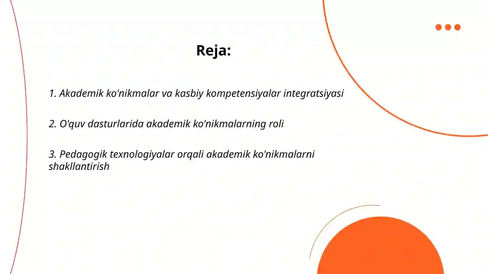 Professional ta'limida akademik ko'nikmalarning o'rni 2