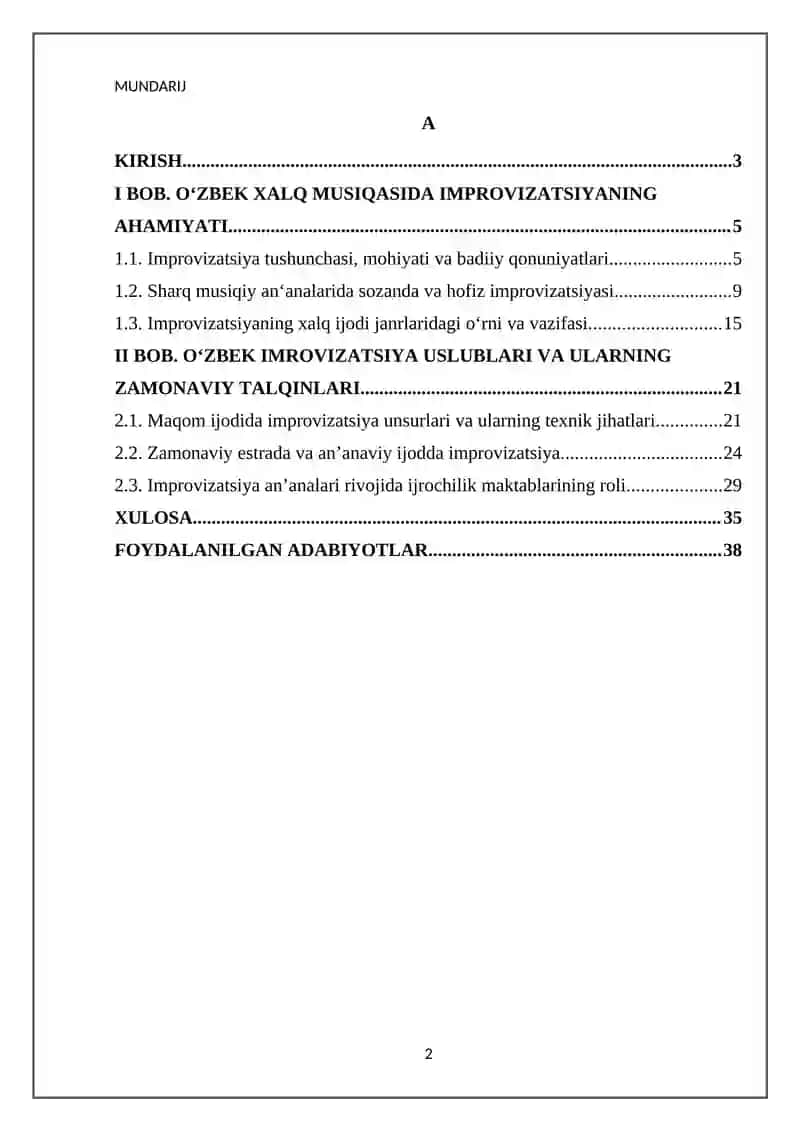 O’zbek xalq musiqasida improvizatsiya anʼanalari 2