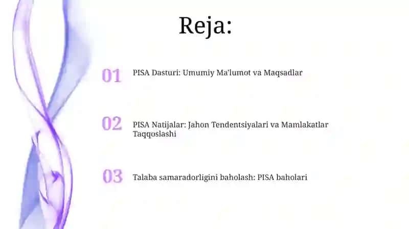PISA xalqaro baholash dasturi 2