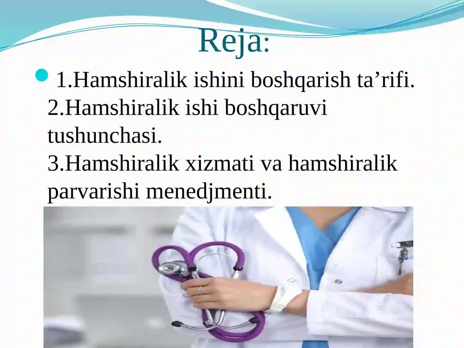 Hamshiralik ishida boshqaruv 2
