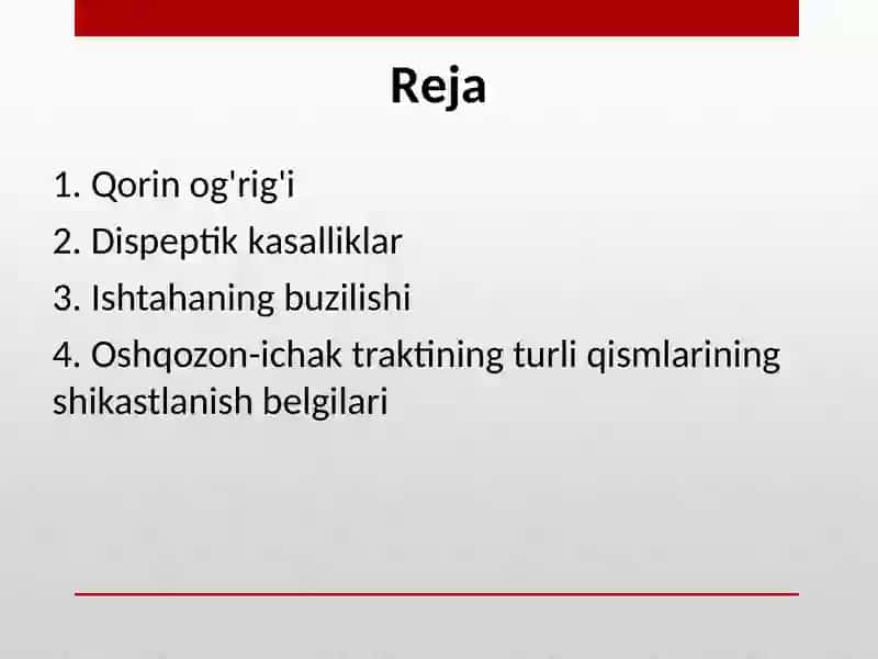 Bolalarda uchraydigan hazm tizimi kasalliklari semiotikasi 2