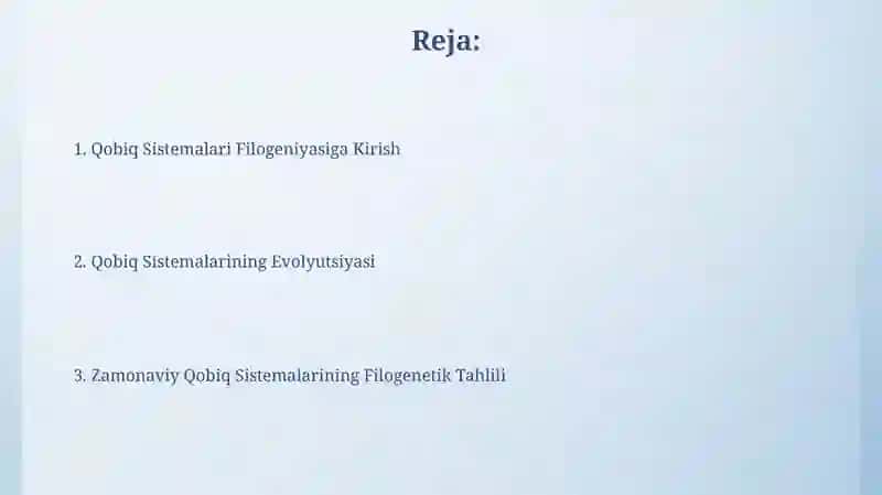 Filogenetik Tahlil Usullari 2
