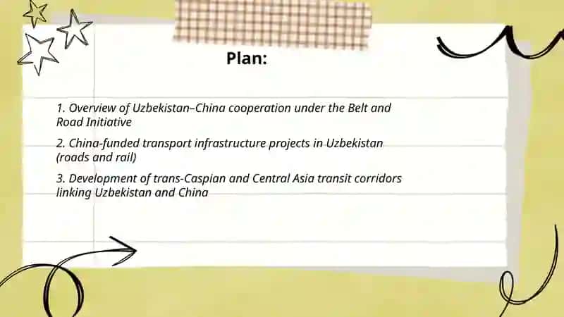 Uzbekistan-China: Belt and Road initiative 2