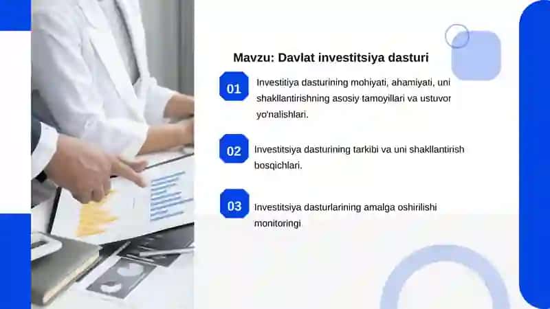 Davlat investitsiya dasturi 2