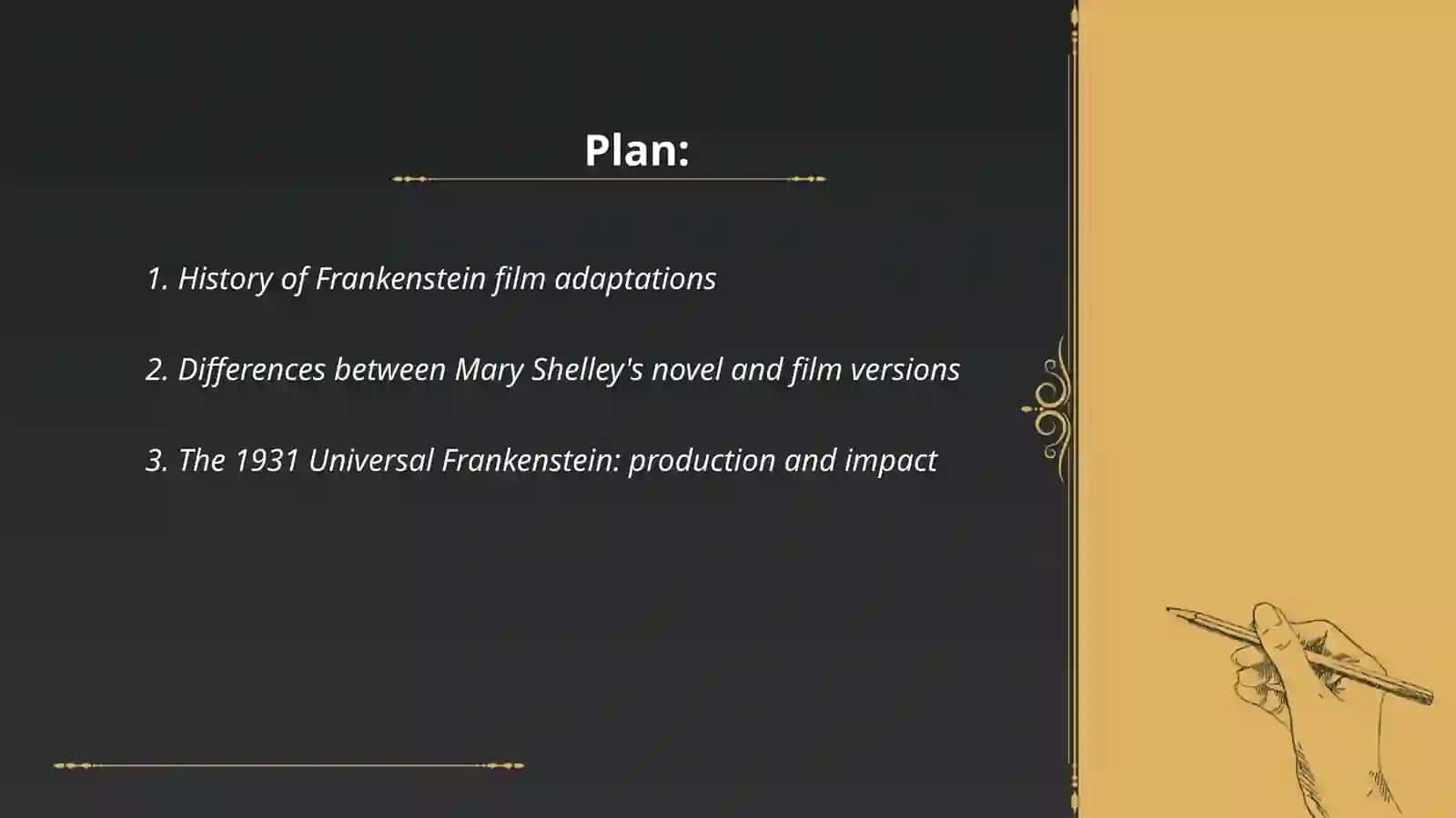 Frankstein filmi haqida 2