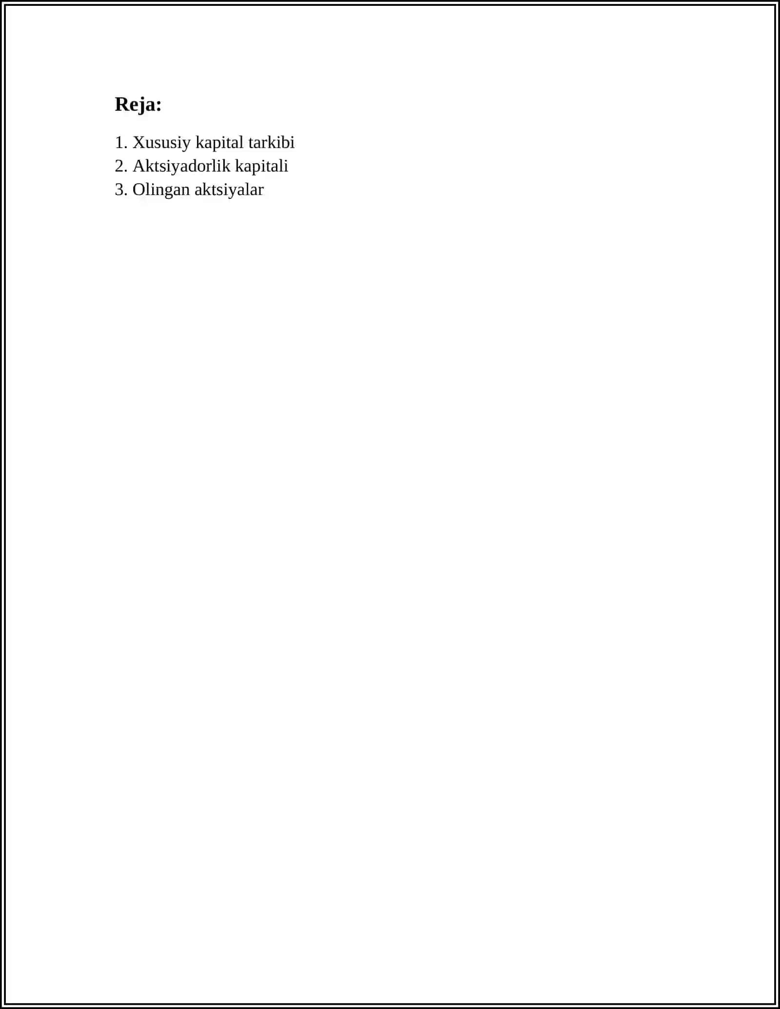 Xususiy kapital tarkibi 2