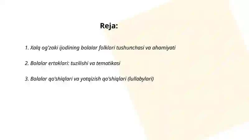 Bolalar folklori 2