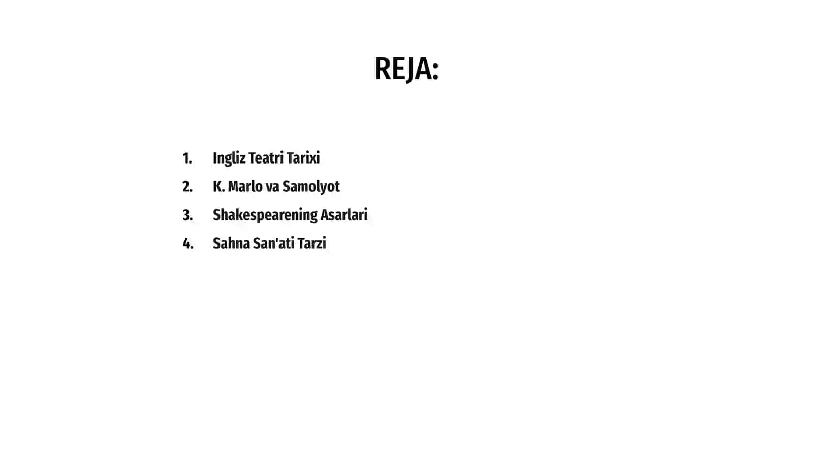 Ingliz Teatri Tarixi 2